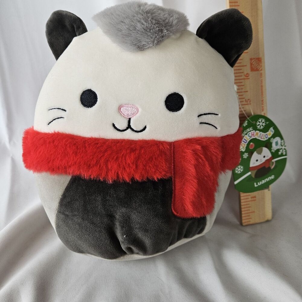 New 2024 Squishmallows holiday Mystery Squad Luanne Rare 8" Plush New